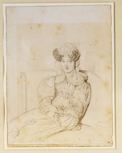 Marie Marcotte de Sainte Marie, Marcotten käly ... tekijältä Jean Auguste Dominique Ingres
