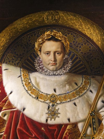 Napoleon I keisarillisen valtaistuimella tekijältä Jean Auguste Dominique Ingres