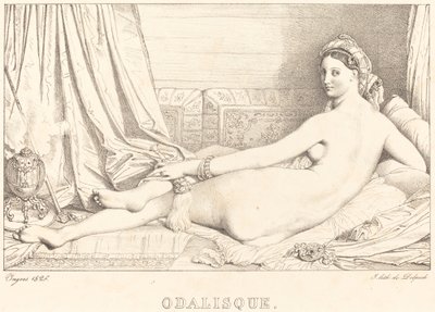 Odalistinen tekijältä Jean Auguste Dominique Ingres
