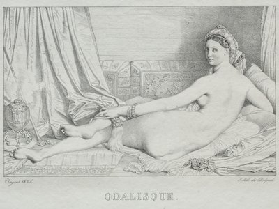 Odalistinen tekijältä Jean Auguste Dominique Ingres