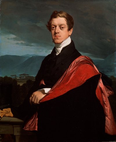 Kreivi Nikolai D. Gurievin muotokuva, 1792-1867, 1821. tekijältä Jean Auguste Dominique Ingres