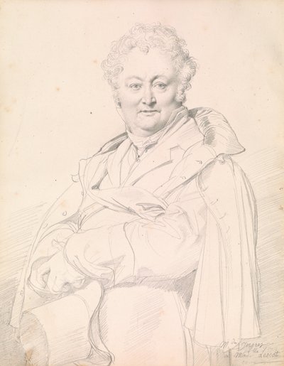 Muotokuva Guillaume Guillon-Lethièrestä tekijältä Jean Auguste Dominique Ingres