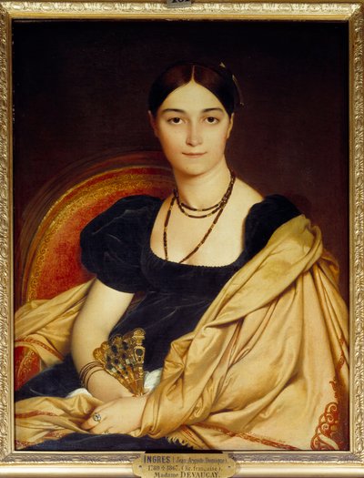 Madame de Vaucayn (tai Devaucayn) muotokuva Nittiksen nee tekijältä Jean Auguste Dominique Ingres