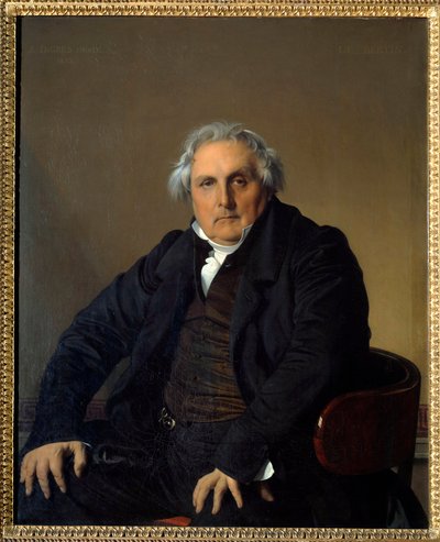 Muotokuva herra Louis Francois Bertinistä (1766-1841) dit Bertin l