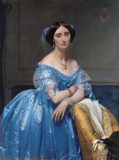 Muotokuva prinsessa Albert de Brogliesta tekijältä Jean Auguste Dominique Ingres