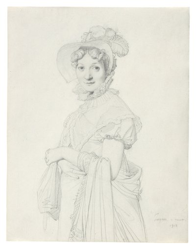 Nuoren naisen muotokuva tekijältä Jean Auguste Dominique Ingres