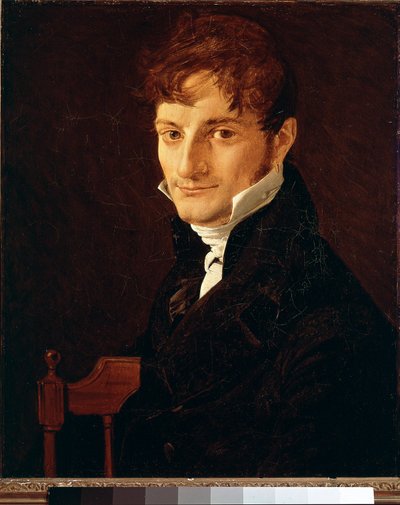 Muotokuva Belveze-Foulon-suvun (Belveze Foulon) jäsenestä. Jean-Auguste-Dominique Ingresin (1780-1867) maalaus (Jean-Auguste-Dominique Ingres) tekijältä Jean Auguste Dominique Ingres