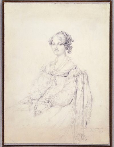 Herran muotokuva. Rouva Fleetwood Pellew tekijältä Jean Auguste Dominique Ingres