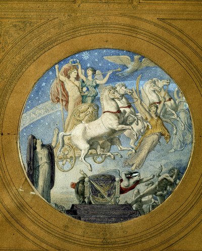 Napoleon I:n apoteoosi tekijältä Jean Auguste Dominique Ingres