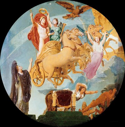 Napoleon I:n apoteoosi, 1853. tekijältä Jean Auguste Dominique Ingres