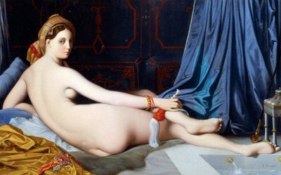 Grande Odalisque (öljy kankaalle) tekijältä Jean Auguste Dominique Ingres
