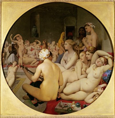 Turkkilainen kylpylä tekijältä Jean Auguste Dominique Ingres