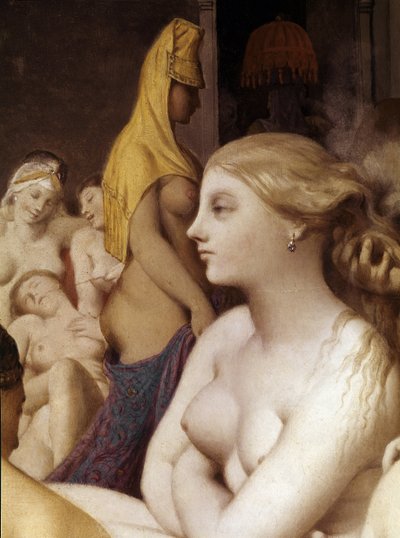 Turkkilainen sauna, yksityiskohta (1862, öljy puulle) tekijältä Jean Auguste Dominique Ingres