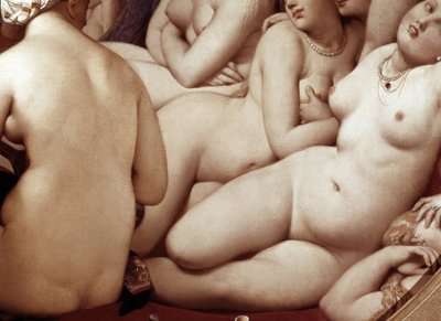 Turkkilainen kylpy, yksityiskohta (1862, öljy puulle) tekijältä Jean Auguste Dominique Ingres