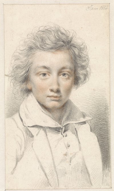 Nuoren miehen muotokuva tekijältä Jean Augustin Daiwaille