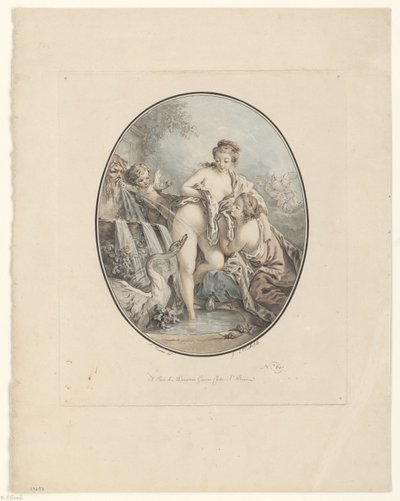 Leda ja joutsen tekijältä Jean Augustin Léveillé