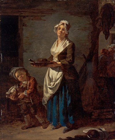 Keittiöneuvo ja pesutupa tekijältä Jean Baptiste (1728 1806) Charpentier
