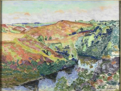 Maisema Crozantissa tekijältä Jean Baptiste Armand Guillaumin