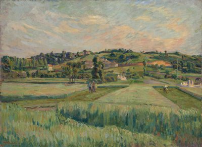 Maisema, Ile-de-France, n. 1885 tekijältä Jean Baptiste Armand Guillaumin