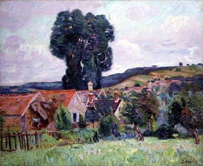 Hamlet, n.1890 (öljy kankaalle) tekijältä Jean Baptiste Armand Guillaumin