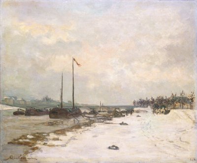 Seinen laituri Pariisin ympäristössä; Seinen laiturit Pariisin ympärillä, 1873 tekijältä Jean Baptiste Armand Guillaumin