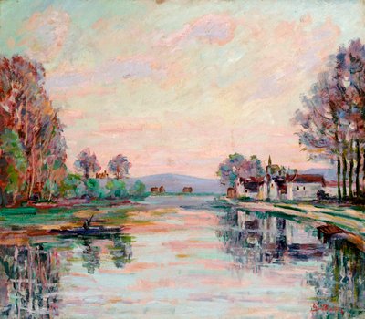 Seine Samoisissa, noin 1900 tekijältä Jean Baptiste Armand Guillaumin