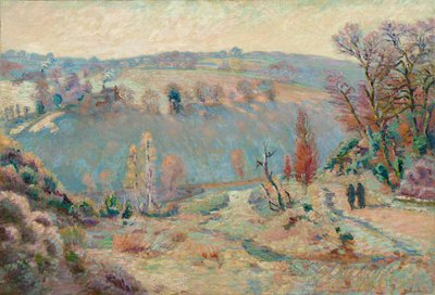 Sédellen laakso Pont Charraudissa: White Frost, n. 1903-1911. tekijältä Jean Baptiste Armand Guillaumin