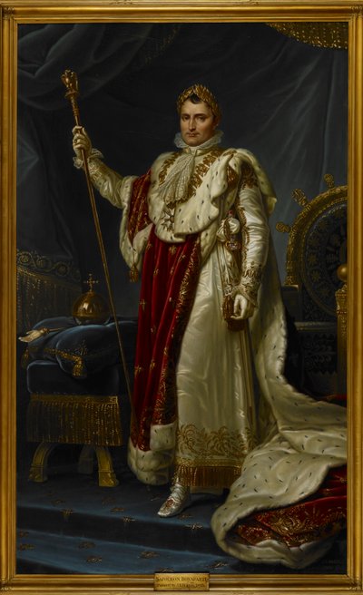 Napoleon Bonaparte kruunajaispuvussaan tekijältä Jean Baptiste Borely