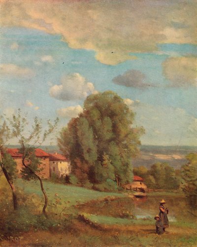 Dardagny, 1855 tekijältä Jean Baptiste Camille Corot