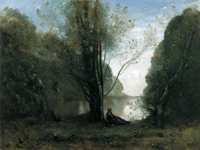 Einsamkeit. Erinnerung an Vigen, Limousin von Jean-Baptiste-Camille Corot