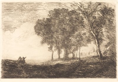 Italian maisema tekijältä Jean Baptiste Camille Corot