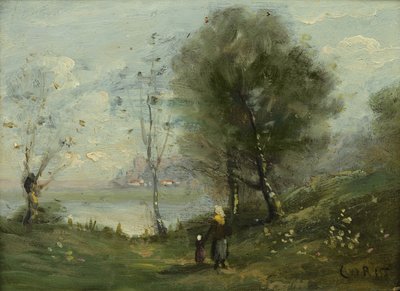 Maisema tekijältä Jean Baptiste Camille Corot
