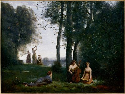 Le Concert Champêtre tekijältä Jean Baptiste Camille Corot