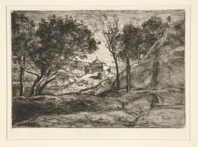 Souvenir de Toscane (Muisto Toscanasta) tekijältä Jean-Baptiste-Camille Corot