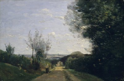 Pariisin ympäristö, 1860-luku. tekijältä Jean Baptiste Camille Corot