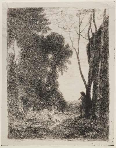 Pieni Paimen tekijältä Jean-Baptiste-Camille Corot