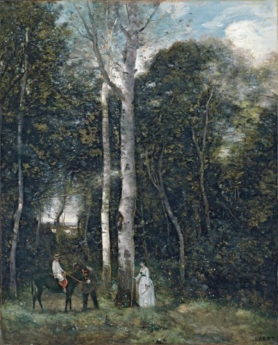 Parc des Lions Port-Marlyssa tekijältä Jean-Baptiste-Camille Corot