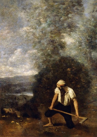 Metsämies, tekijältä Jean Baptiste Camille Corot