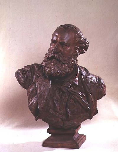 Charles Gounodin (1818-93) rintakuva n. 1874 (pronssi) tekijältä Jean Baptiste Carpeaux