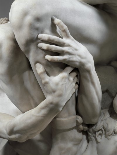 Yksityiskohta Ugolinosta ja hänen pojistaan tekijältä Jean Baptiste Carpeaux