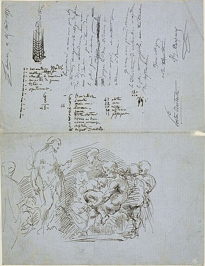 Johannes Kastajan saarnaaminen tekijältä Jean Baptiste Carpeaux