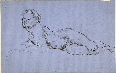 Nuori poika makuuasennossa tekijältä Jean Baptiste Carpeaux
