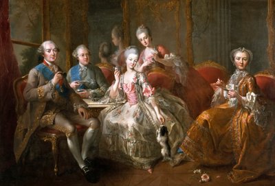Suklaakuppi Penthièvren perhe tekijältä Jean Baptiste Charpentier
