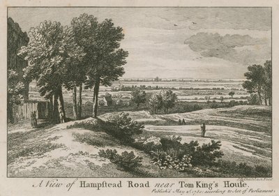 Näkymä Hampstead Roadille lähellä Tom King