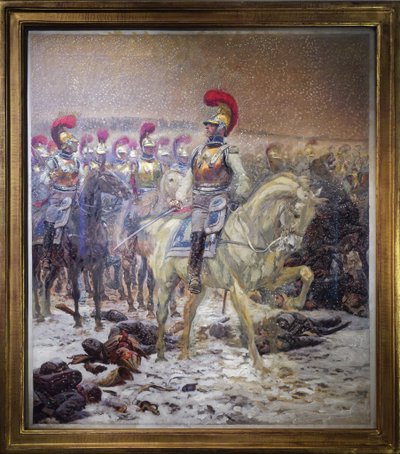 Ennen hyökkäystä Carabinerot ottivat Winkowon (tai Taroutinon, Venäjän) taistelun. tekijältä Jean Baptiste Edouard Detaille