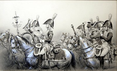 Napoleon Wars, Band of the 4th Dragons tekijältä Jean Baptiste Edouard Detaille