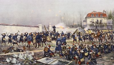 Champignyn puolustus tekijältä Jean Baptiste Edouard Detaille
