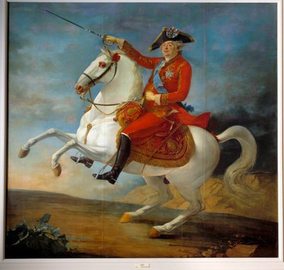 Ludvig XVI:n (1754-1793) ratsastusmuotokuva. Jean Francois Carteaux