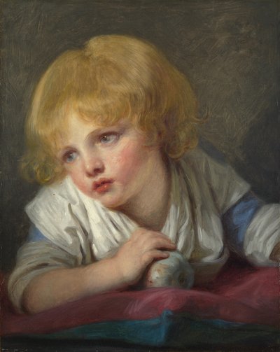 Lapsi omenalla, 1700-luvun toinen puoli. tekijältä Jean Baptiste Greuze