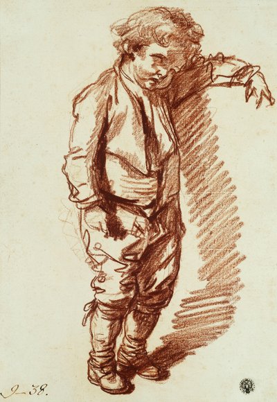 Pieni poika seisomassa, tekijältä Jean Baptiste Greuze